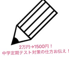 学年一位の中学定期テスト対策の仕方をお伝えします イメージ1