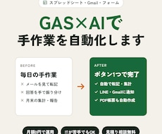 GAS×AIでGoogle業務を自動化します イメージ1