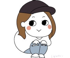 似顔絵アイコン“しゃがみにんげん”つくります