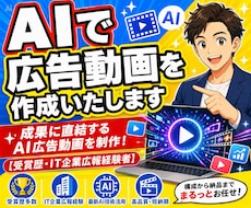AIで広告動画を作成いたします イメージ1