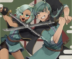 可愛い！アニメ調の厚塗り風なイラストを描きます イメージ1