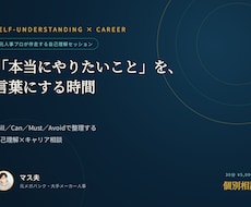 あなたの「本当にやりたいこと」を言語化します イメージ1
