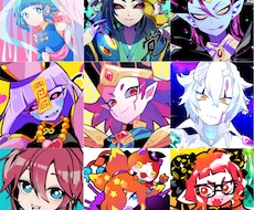 SNSアイコンなど正方形イラスト描きます イメージ1