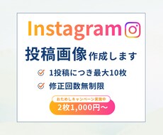 Instagram投稿用画像作成いたします イメージ1