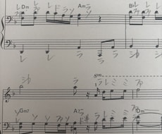 楽譜の音を書きます イメージ1