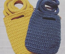 毛糸等で鞄等を作ります イメージ1