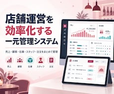 店舗運営の一元管理システムを開発します イメージ1