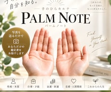 両手の写真からあなたの「手のひらカルテ」を作ります イメージ1