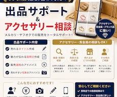買取店経験者が出品サポートや価値相談を行います イメージ1