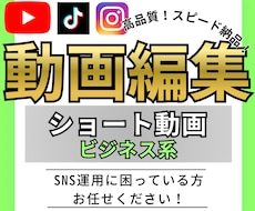 最短翌日納品！ビジネス系ショート動画を編集します スマホ視聴に最適！離脱されない動画に仕上げます