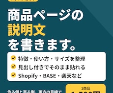 ネットショップの商品説明文を書きます イメージ1