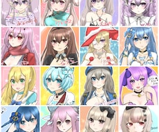 SNS向けアイコンイラスト描きます SNS用のオリジナルアイコンが欲しい方へ
