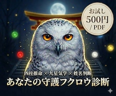 守護フクロウ占い｜あなたを守る一羽を視ます 霊感ではなく統計学。あなたの守護フクロウを3占術で導きます