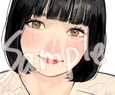 あなたのお写真で似顔絵かわいく描きます イラストでかわいく似顔絵を描かせていただきます！
