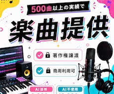 500曲以上の実績でオリジナル楽曲を制作します 有名YouTuber等へ500曲超。AI有無を選択可