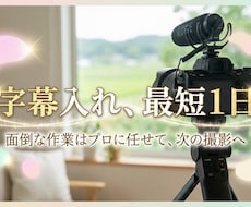 30分まで3,000円⇒字幕・カット他編集します 素材30分以内なら字幕・テロップ・カット含めて編集します