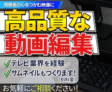 YouTube・他SNS向け動画、編集します イメージ1