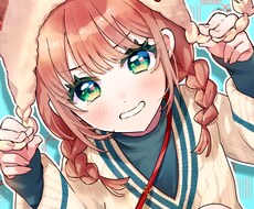 キャラクターイラスト作成します ポップで可愛い表情豊かなキャラクター描きます