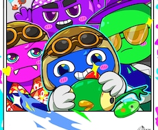 派手かわビビッド!視線を惹きつけるアイコン描きます イメージ1