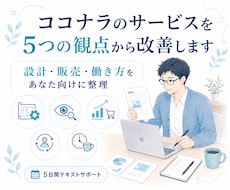 ココナラのサービスを5つの観点から改善します ☕️ブログで発信する設計・販売・働き方をあなた向けに整理☕️