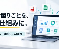 業務改善のための小さなツール開発をします イメージ1