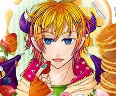 SNS向けアイコンを描きます カラフルでポップなイラストでSNSをしたいあなたへ