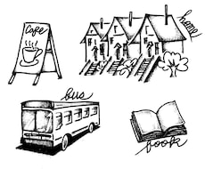 手書き挿絵、イラスト、ロゴなどを提供いたします イメージ1