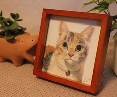 ペットの油絵お描きします 油絵作家が大切なペットを素敵な作品にします。