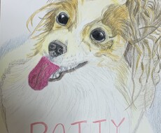 大切なペット様の絵を色鉛筆で描きます イメージ1