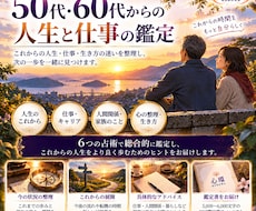 50代・60代からの人生と仕事の迷いを鑑定します イメージ1