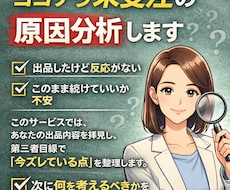 ココナラ未受注の原因分析【初心者向け】します イメージ1