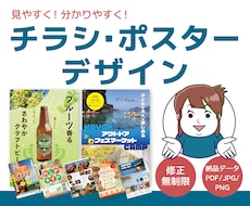 期間限定価格！チラシ・ポスターなど作成します 【期間限定】通常8,000円→値下価格5,000円