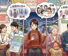 チャットでやり取り！人間関係について聴きます