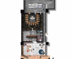 建築プレゼン用のフルカラー平面図を制作します イメージ1