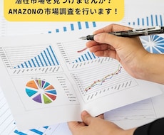 Amazon市場調査・リサーチを代行します ヒット商品への第一歩は、確かなリサーチから