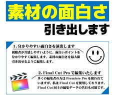 最短翌日納品◎エンタメ系動画を編集します 素材の面白さを150%引き出します！