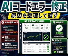 ChatGPT・AIコードのエラーを修正します Python・GAS・JSを原因説明つきで修正