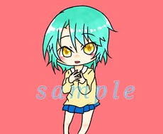 オリジナルのデフォルメイラスト描きます イメージ1