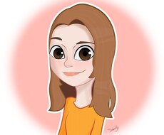カートゥーン調の似顔絵描きます SNSに！プレゼントに！ご希望に沿うように仕上げます！