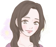 優しい色合いでお洒落な美人アイコン描きます 商用利用OK！顔出ししたくない方にイメージのみでおまかせOK