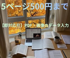 即対応可 PDF・画像の文字入力します イメージ1