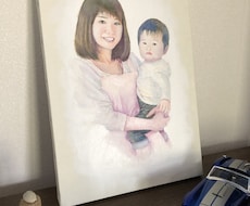 油絵⭐︎手描きであなたの似顔絵描きます イメージ1