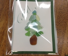 海辺で作成したクリスマスカードます イメージ1