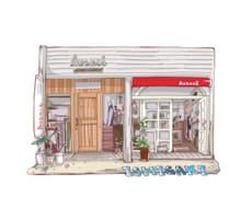 あなたのお店、おうち、大切な場所を描きます