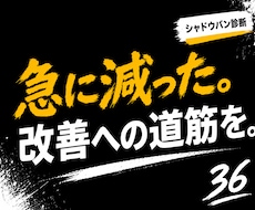 Xシャドウバンを"原因特定から"解決します 原因を明確化し、最短で解消へ導きます