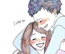 ほっこり似顔絵お描きします アイコン、記念日のお祝い、プレゼントなどにオススメです！
