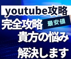 youtube運営で伸びない訳を解決します イメージ1