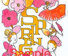春のイラストをお描きします イメージ1