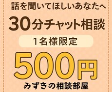 即レス30分チャット相談｜本音で向き合います イメージ1