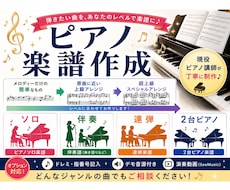 現役ピアノ講師が耳コピ楽譜を作成します イメージ1